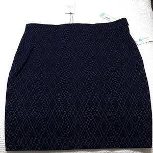 Navy stretch pencil skirt size XXL